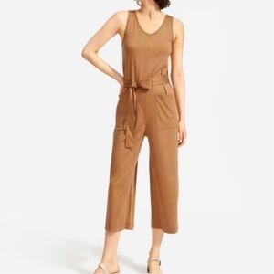 NWT EVERLANE Tie Waist Jumpsuit sz M